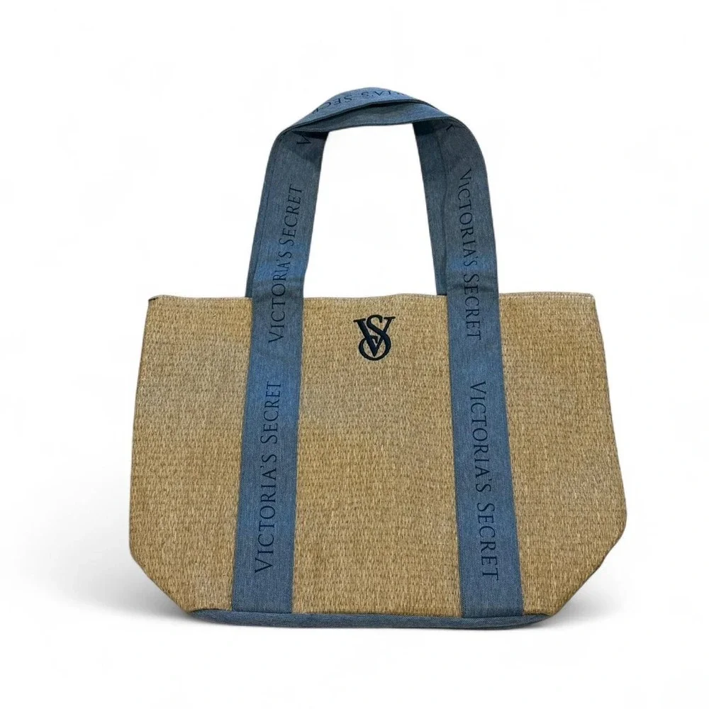 Victoria's Secret Woven Tote Bag - Picture 2 of 3